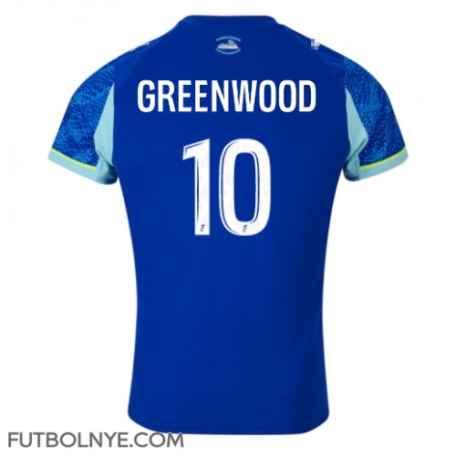 Camiseta Olympique de Marseille Mason Greenwood #10 Tercera Equipación 2025-26 manga corta Camiseta Olympique de Marseille Mason Greenwood #10 Tercera Equipación 2025-26 manga corta